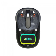 Беспроводная мышь аккумуляторная с USB адаптером, 10м, JEDEL WD141 Прозрачная Беспроводная мышь аккумуляторная с USB адаптером, 10м, JEDEL WD141 Прозрачная