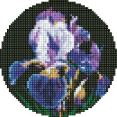 Алмазная мозаика на круглом подрамнике 