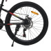 Велосипед MTB2601-2, 26 дюймов, алюминиевая рама 13 Shimano 21SP черный
