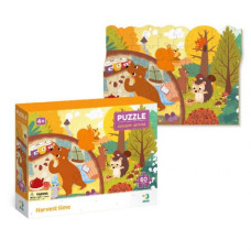 Пазлы "Уборка в лесу" 60 элементов