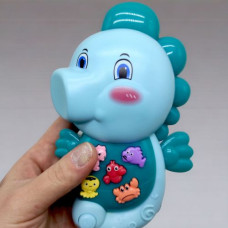 Интерактивная игрушка "Морской конек", бирюзовый