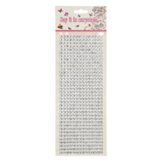 Наклейки декоративные XY-004(Silver) на планшетке 504 шт