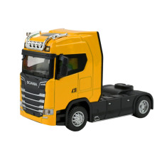 Детский игрушечный трейлер AP7539AB(Yellow) свет, звук Детский игрушечный трейлер AP7539AB(Yellow) свет, звук