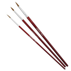 Набор художественных кистей RA-7686(DSCN5030) в наборе 3 штуки