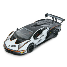 Детская инерционная машинка AP-2036(White) двери открываются, свет и звук, 1:24, 23 см