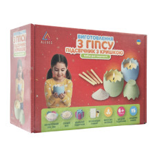 Набор для изготовления фигурного подсвечника Яйцо GP-006 из гипса, для начинающих