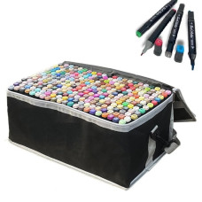 Набор двусторонних скетч маркеров для рисования NF-00007830, 262 шт