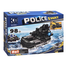 Детский конструктор Police SWAT KB 5905H пластик, 98 деталей Детский конструктор Police SWAT KB 5905H пластик, 98 деталей