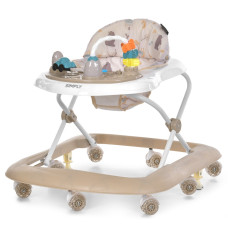 Детские Ходунки SIMPLY ME 1215 Beige, с погремушками, музыкальная Детские Ходунки SIMPLY ME 1215 Beige, с погремушками, музыкальная