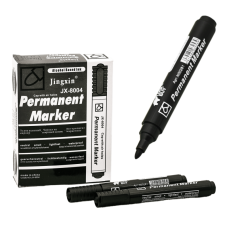 Маркер перманентний чорний, JX-8004