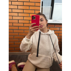 Худи Тедди, молочный