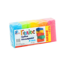 Губка банна "Гелиос 5шт" МД	(ціна за упак), G-440440