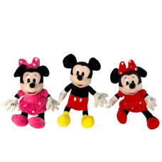 М'яка Іграшка "Мікі Маус+Міні Маус" 25см, 5230-1