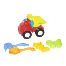 Машинка "Смайл самосвал №2" (красная)