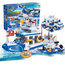 Конструктор "Полицейский транспорт", 418 дет.