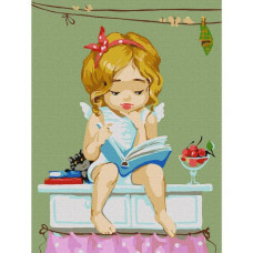 Картина по номерам "Любимая книга" ★★★