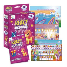 Гра настільна Vladi Toys розважальна. Квест у коробці. Єдиноріжки VT5902-01