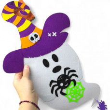 Декор з фетру 3 мм " Привид з павуком"