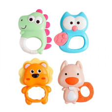 Набор погремушки 4 штуки, прорезыватели, в коробке