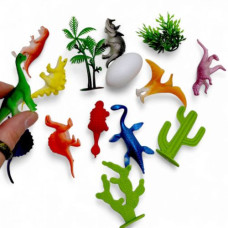 НАБОР ЖИВОТНЫХ В КОЛБЕ (ДИНОЗАВРЫ)