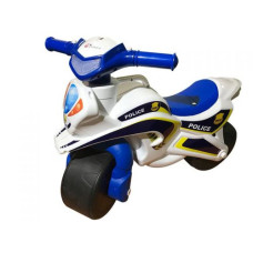 Музыкальная каталка "Байк Police" (бело-синий) Музыкальная каталка "Байк Police" (бело-синий)