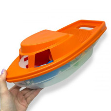 Песочный набор оранжевый "Кораблик"