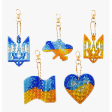 Набор брелков алмазная выкладка Набор брелков алмазная выкладка