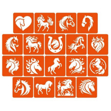 Набор трафаретов для био-тату 