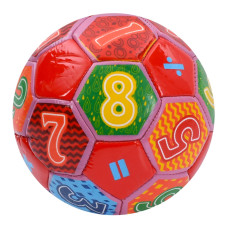 Мяч футбольный Numbers MS 4834(Red) размер №2, 90 г, в пакете