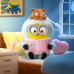 Коллекционная мягкая игрушка с кольцом Миньоны Pop Top 52Toys 25ZB301XHRTJ001 серии Bob & Tim