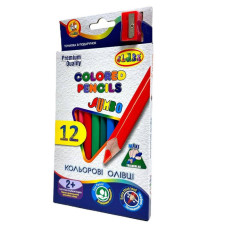 Набір кольорових олівців JUMBO, 1812C Набір кольорових олівців JUMBO, 1812C