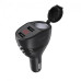 Автомобильная зарядка Hoco Z34 3,1А (2 USB) дисплей + разветвитель