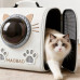 Белый Рюкзак-переноска для кошек S-cat с смотровым окном и вентиляцией Белый Рюкзак-переноска для кошек S-cat с смотровым окном и вентиляцией