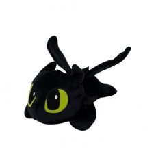 М'яка іграшка "ДРАКОН БЕЗЗУБИК" чорний,40CM, 25-110-40-1