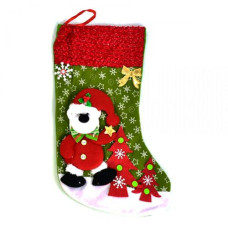 Новогодний носок для подарков "Мишка"