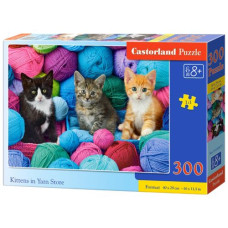 Пазлы "Котята в пряже", 300 элементов
