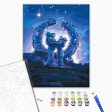 Картина по номерам "Космічні почуття" ★★★ Картина по номерам "Космічні почуття" ★★★