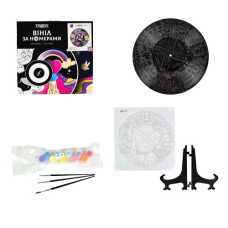 Винил по номерам "Праздник собачек и котиков" (30х30 см.)