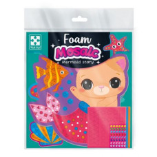 Набір для творчості зі мʼякою мозаїкою та стразами "Історія русалоньки" Набір для творчості зі мʼякою мозаїкою та стразами "Історія русалоньки"