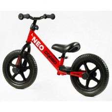 Велобег "Corso Neo", колеса 12" (30 см) EVA (красный)