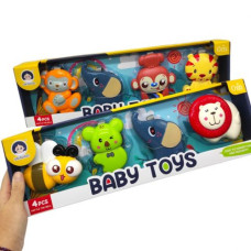 Набір брязкалець (4 штуки) в коробці