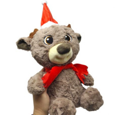 Мягкая игрушка "Олень новогодний" 26 см