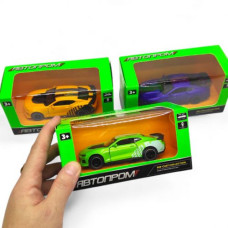 Машинка металева "АВТОПРОМ. 1:43 MUSTANG " (СИНІЙ) Машинка металева "АВТОПРОМ. 1:43 MUSTANG " (СИНІЙ)