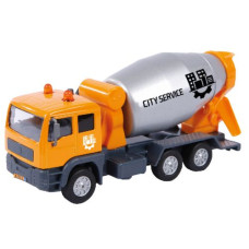 Машинка с металлическими элементами "БЕТОНОМЕШАЛКА" (свет, звук)