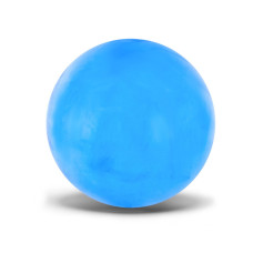 Детский резиновый мяч PB25119(Blue) голубой, 22 см, 70 грамм