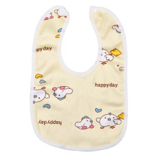 Детский тканевый слюнявчик MGZ-0600-25 на кнопке