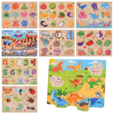 Дерев'яна іграшка Рамка-вкладиш, MD 0745