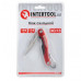Нож складной 194 мм, ручка с алюминиевыми вставками, карабин. INTERTOOL HT-0596