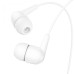 Проводные наушники вакуумные 3.5mm HOCO M97 Enjoy с микрофоном 1.2m Белые