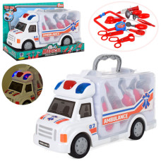 Игровой набор доктора с машинкой 661-172 со звуком и светом Игровой набор доктора с машинкой 661-172 со звуком и светом